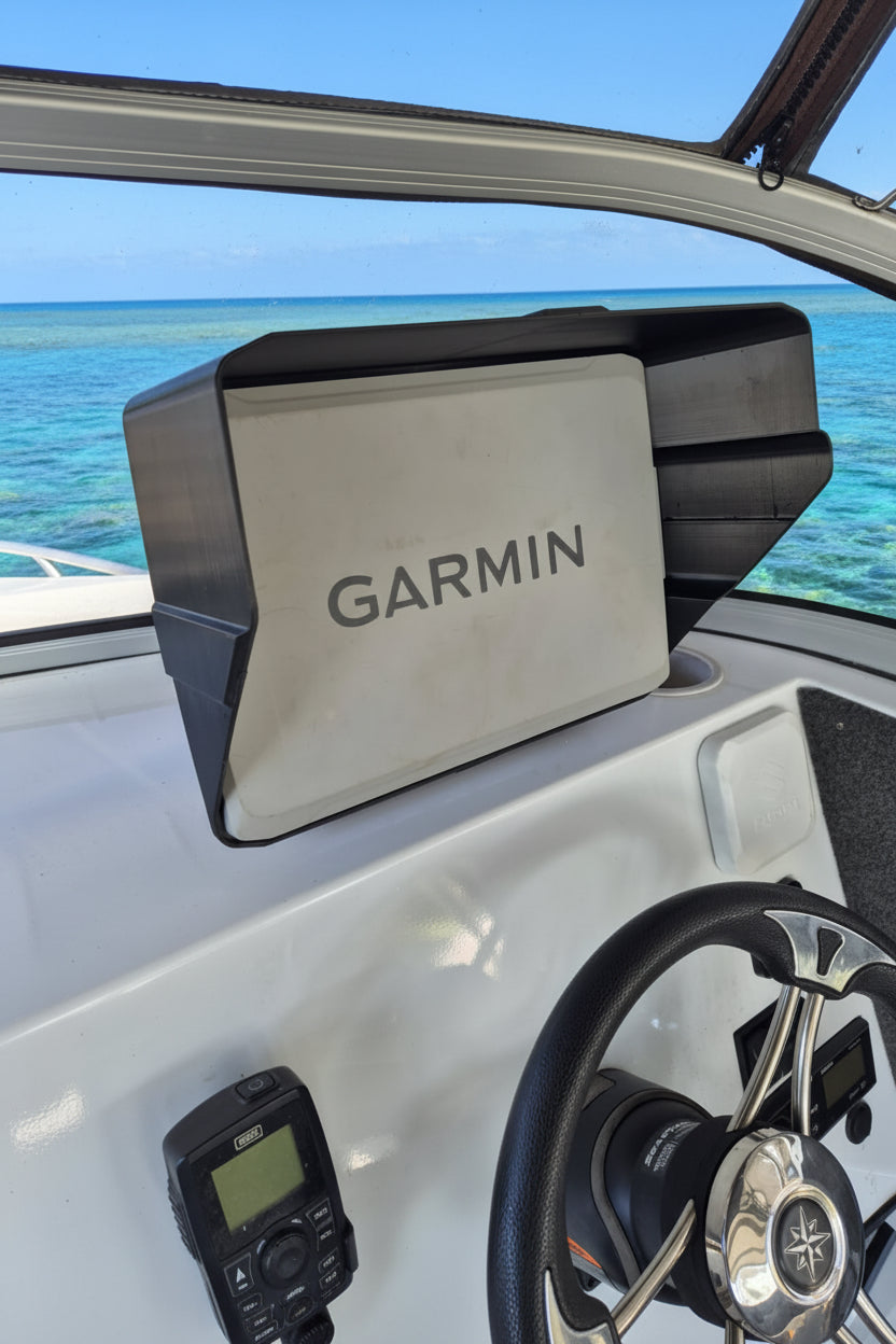 Garmin Ultra 2 105sv 125sv 165sv Series SunShield – Fish Finder Display Visor | Anti-Glare Screen Hood