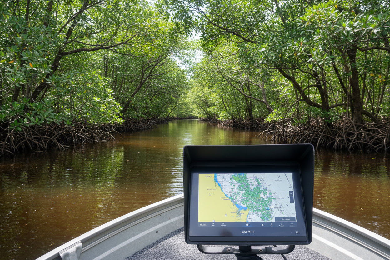 Garmin GPSMAP 8400 8600 Series SunShield – Marine GPS Display Visor | Anti-Glare Screen Hood