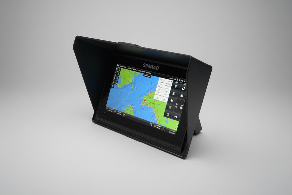 Simrad GO9 SunShield – Marine Chartplotter Display Visor | Anti-Glare Screen Hood