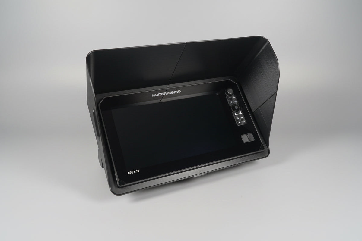 Humminbird APEX 13 SunShield – Fish Finder Display Visor | Anti-Glare Screen Hood